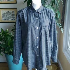 Ellen Tracy Company stripped shirt size 16